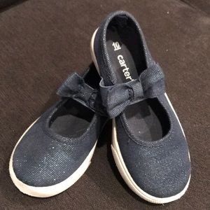 Carter’s Sparkles Blue dressing Shoe, toddler 10